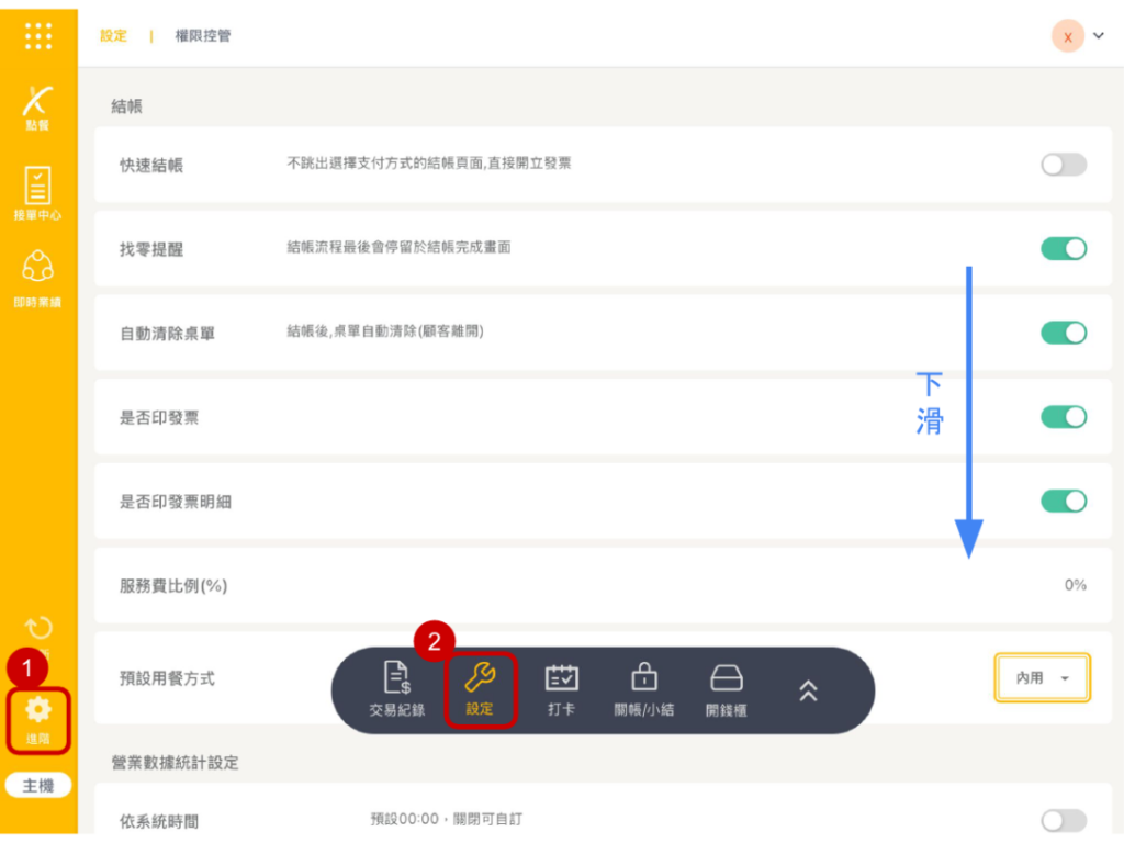 雲悦 POS 系統操作手冊 - 操作介紹 步驟圖示